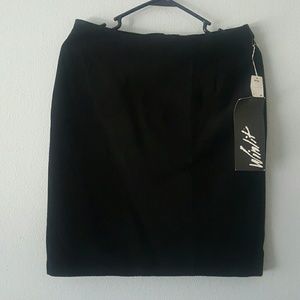 Vintage suede skirt